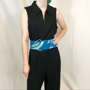 Vintage 80s 90s black jumpsuit